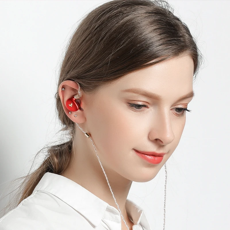 Уизер высокого разрешения Наушники A HE03 Гибридный арматура HiFi наушники регулятор