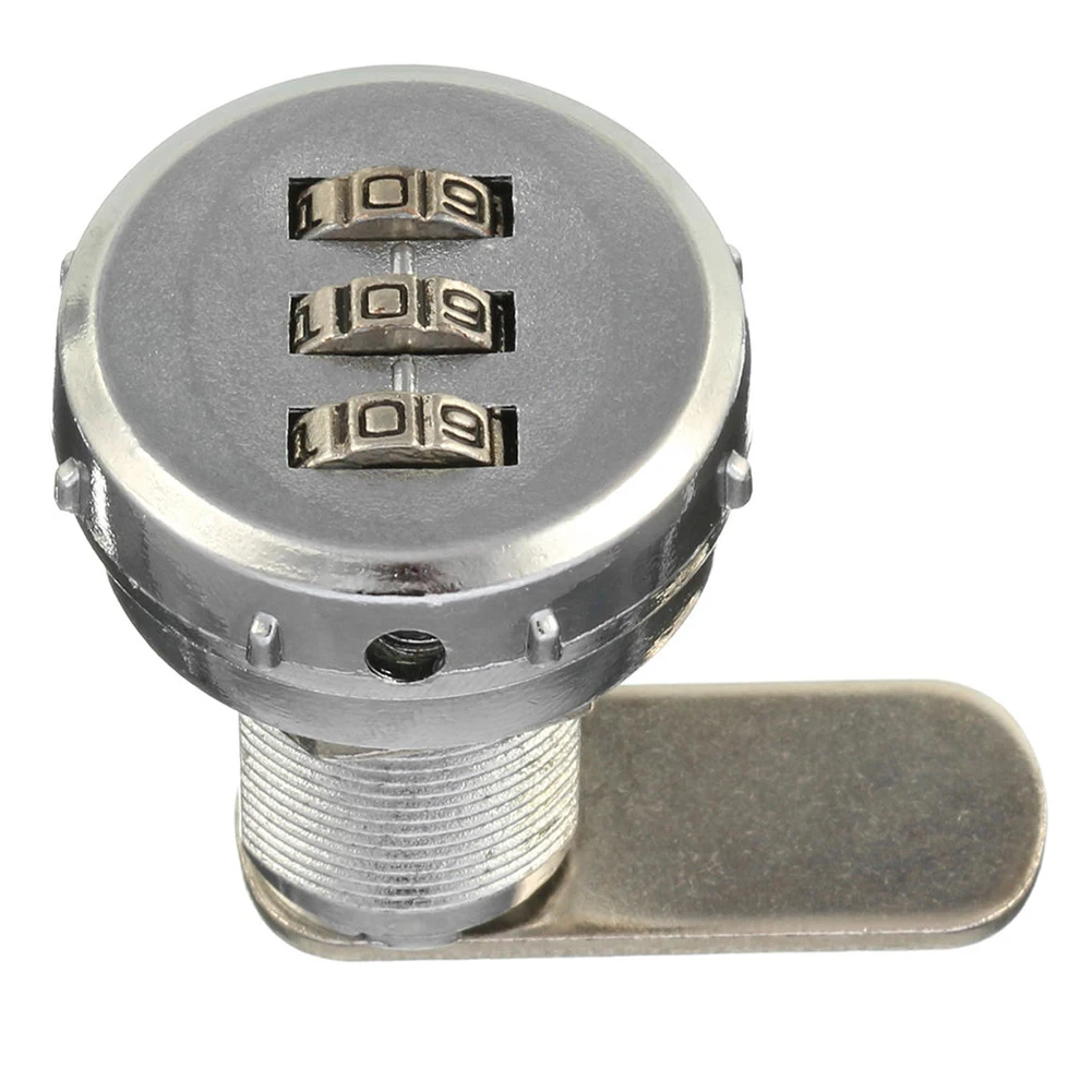 3 Digit Coded Alloy Keyless Cam Lock Cabinet Mail Box Drawer Post Combination RV Digital