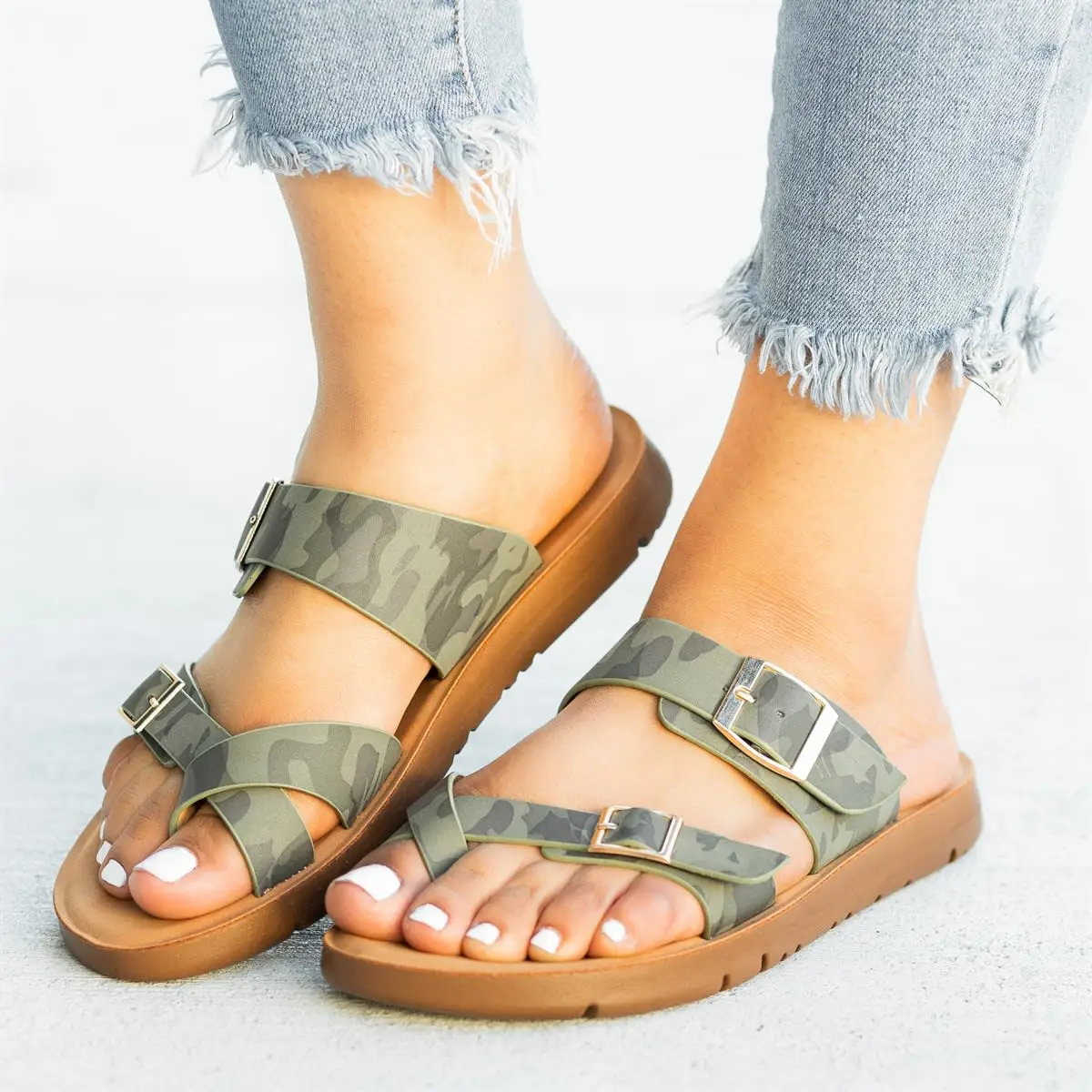 

Summer Women Sandals Stitching Sandals Ladies Platform Wedge Slides Beach Shoes Orthopedic Bunion Corrector Flip Flop