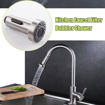 

360 Rotate Faucet Filter Bubbler Shower Head Extension Water Nozzle Spray Kitchen Tool QJS Shop