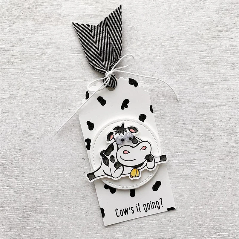 

Milk Cow Metal Cutting Dies and stamps DIY Scrapbooking Card Stencil Paper Handmade Album Wedding Decor
