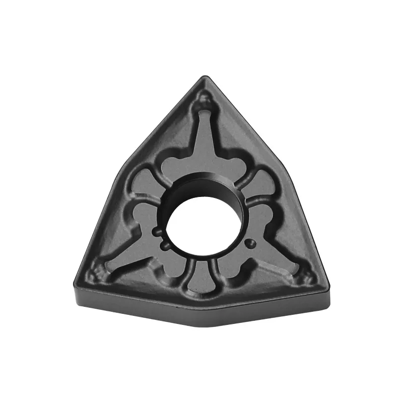 

CNC Peach-Shaped Turning Insert WNMG0804 Alloy Double-Sided Inner Hole round Cutter Head Steel Parts Stainless Steel Only Blade