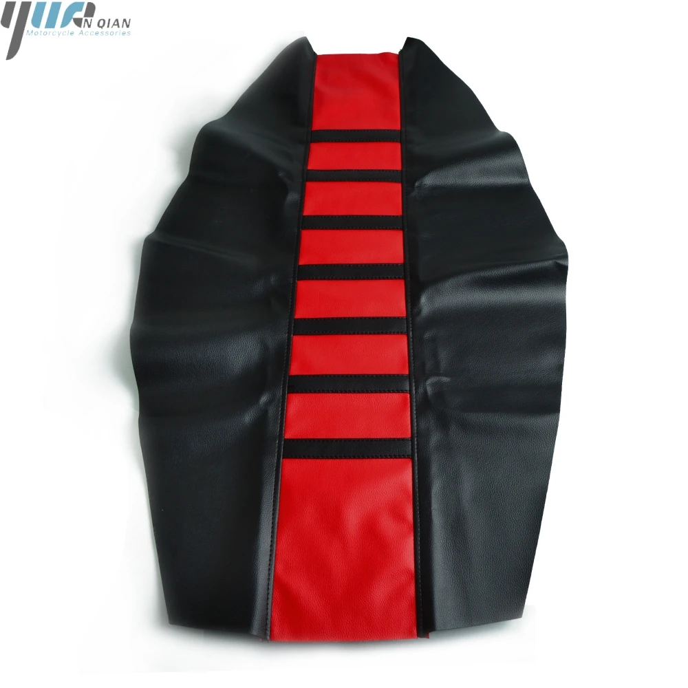 Universal Gripper Soft Motorcycle Seat Cover Rib Skin Rubber Dirt Bike Enduro For Suzuki V-Strom 650 1000 ABS TU250X DR200SE KTM