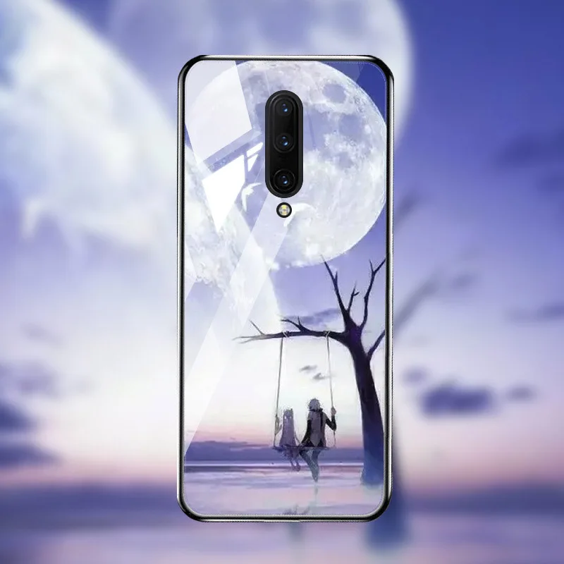 Чехол из закаленного стекла для Oneplus 7T 7 Pro чехол s On для One plus 7T 7 Pro Чехол Coque Funda Bumper Coque для OnePlus 7 Pro - Цвет: M046