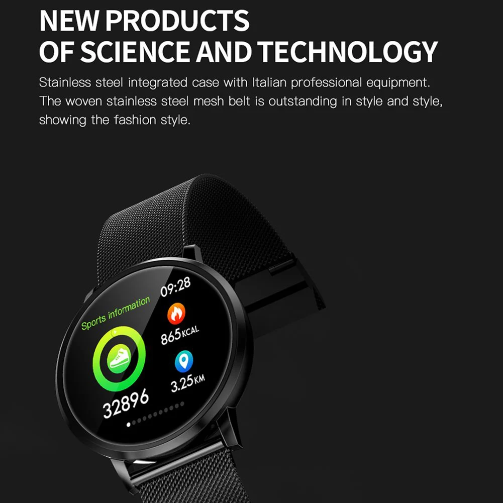 DK05 Color Screen Heart Rate Blood Pressure Monitor Pedometer Smart Bracelet