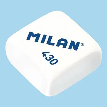 

Caja 30 Gomas 430 de borrar MILAN modelo CMM430 Colores Surtidos