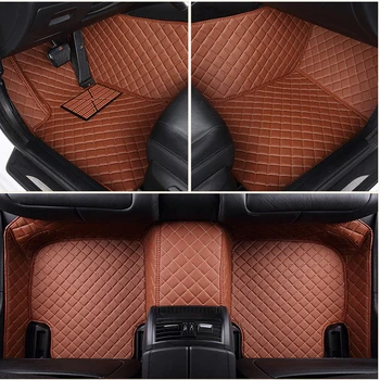 

Car floor mats Case for BMW 3/4/5/6/7 Series GT M3 X3 X4 X5 X6 Z4 Waterproof car-styling leather Anti-slip carpet liners