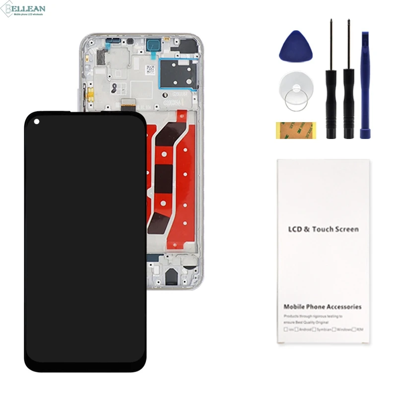 Polegada para Huawei Lcd com Tela de Toque Dinamico Lite Display Digitador Nova 6 se Assembléia Substituição Frete Grátis 6.4 P40 7 display lcd com tela de toque digitador