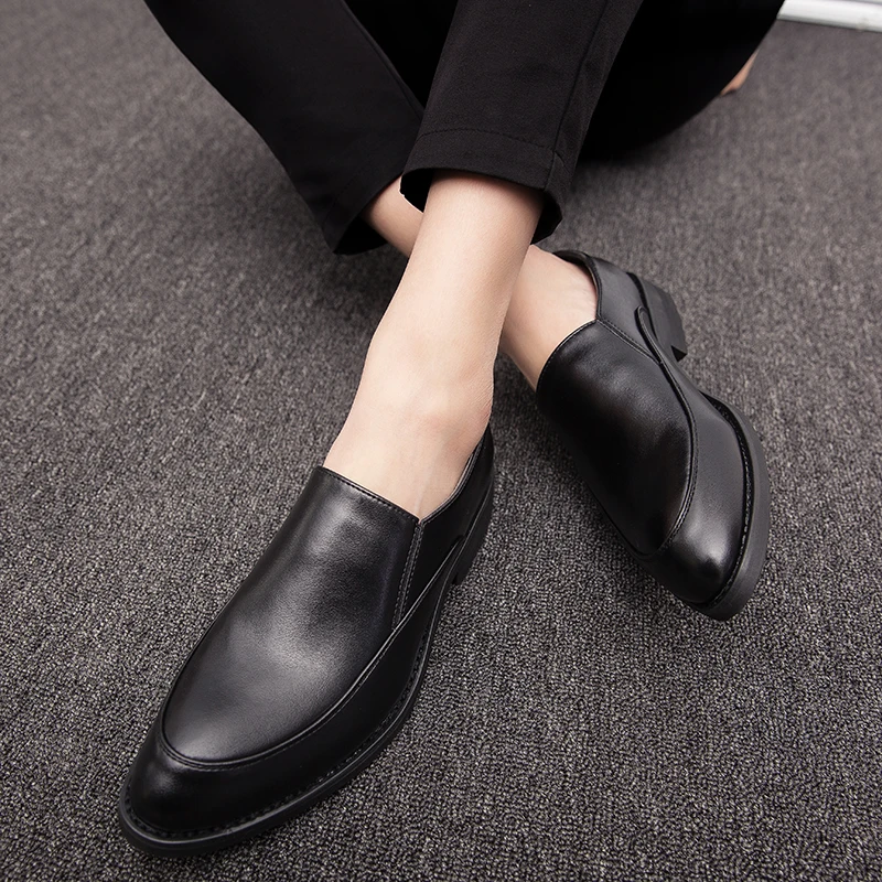 2019 г. Весна-осень, новая модная мужская кожаная повседневная обувь модная обувь крутая обувь на плоской подошве Lok Fu