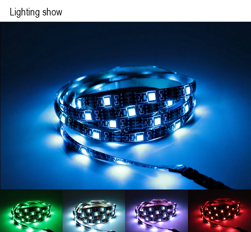 USB SMD5050 RGB светодиодный светильник s лента для ТВ HD ТВ фоновый светильник ing 30/60 светодиодный s ТВ ПОДСВЕТКА DC5V гибкий светодиодный светильник