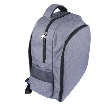 

Large Backpackers Pantry Bag Portable Tools Leisurely Backpack for Business Trip or Barber's Accessories Gray Colour