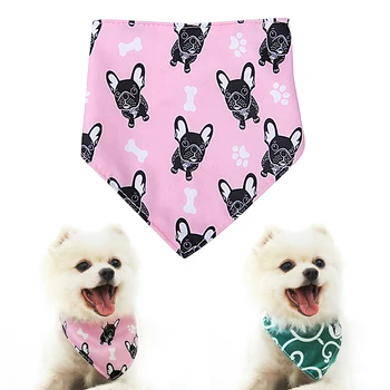 

Pet Bandana Fashion Cute Dog Printing Bandana Bib Pet Bib Pet Scarf For Dogs Cats Party Dress Up Clothing Accessories