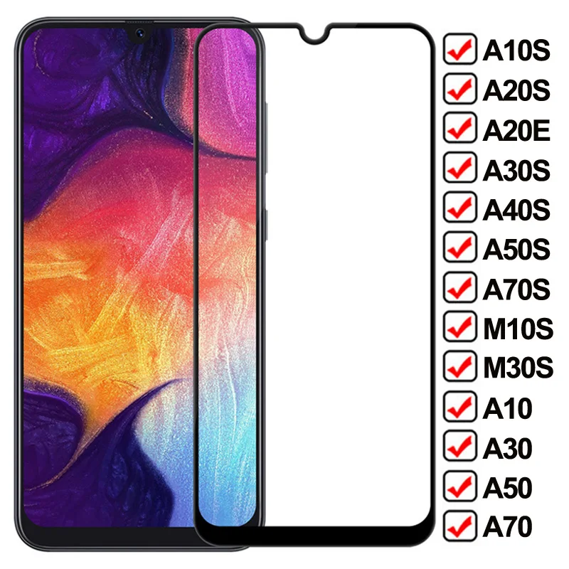 

11D Protective Glass For Samsung Galaxy A10S A20E A20S A30S A50S A70S A40S Screen Protector M10S M30S A10 A30 A50 A70 Glass Film