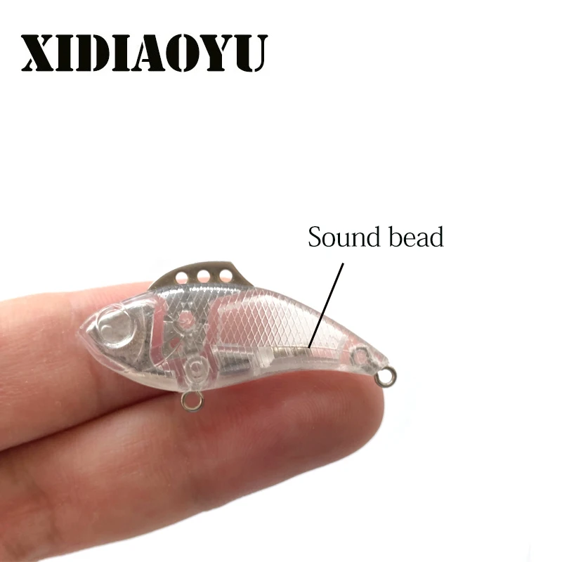 Fishing Lure XIDIAOYU 10Pcs VIB blank bait 40mm 4g unpainted to attract organ fishing