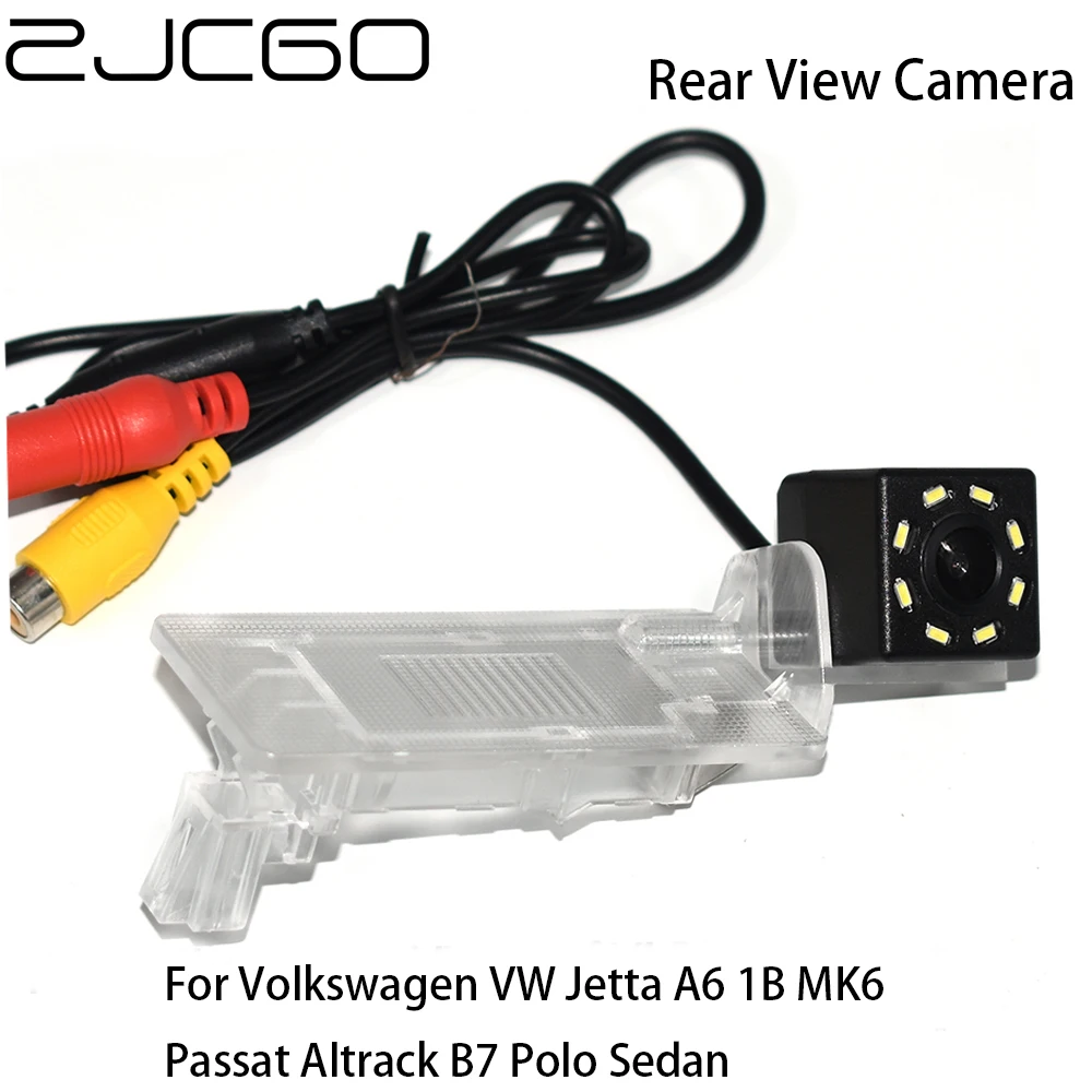 

ZJCGO Car Rear View Reverse Back Up Parking Night Vision Waterproof Camera for Volkswagen A6 1B MK6 Passat Altrack B7 Polo Sedan