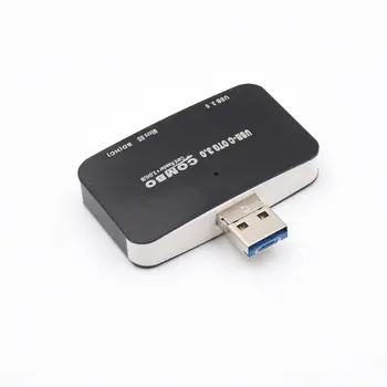 

Card Reader USB 3.0 All in One SD/Micro SD Compact Flash Smart Memory Card Adapter Type C OTG SD Card Reader