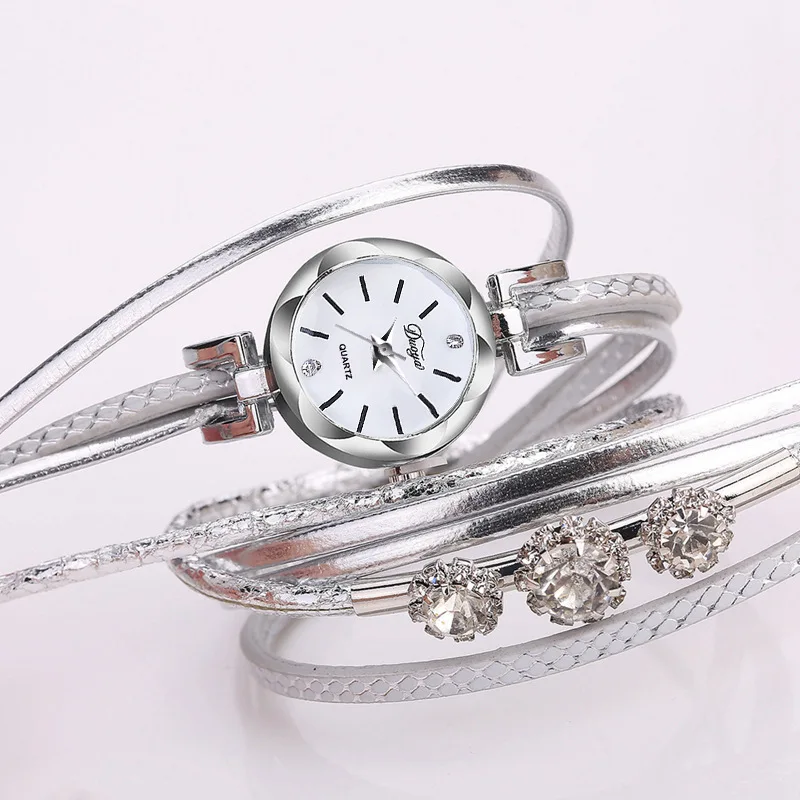 

Duoya Brand 2017 New Style Coiling Table AliExpress Hot Selling Fashion Simple Solid Color Diamond Set