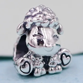 

Original Vintage Cute Patti the Sheep Beads Fit 925 Sterling Silver Animal Bead Charm Pandora Bracelet Bangle DIY Jewelry