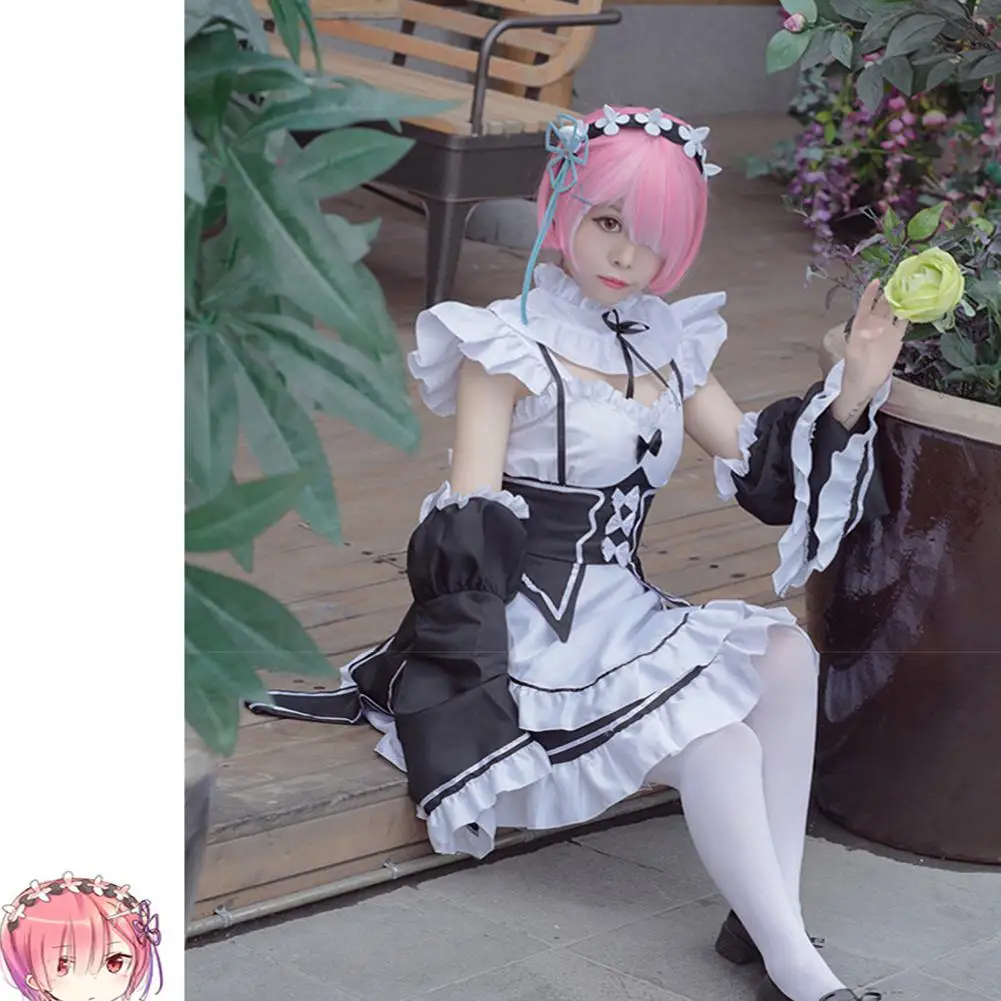 MISSKY Косплей Re: zero Kara Hajimeru Isekai Seikatsu жизнь в другом мире рам и рем Костюм горничная Хэллоуин платье