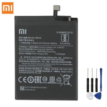 

Original XIAOMI BN44 Replacement Battery For Xiaomi Redmi 5 Plus 5.99" Redrice 5 Plus Authentic Phone Batteries 4000mAh