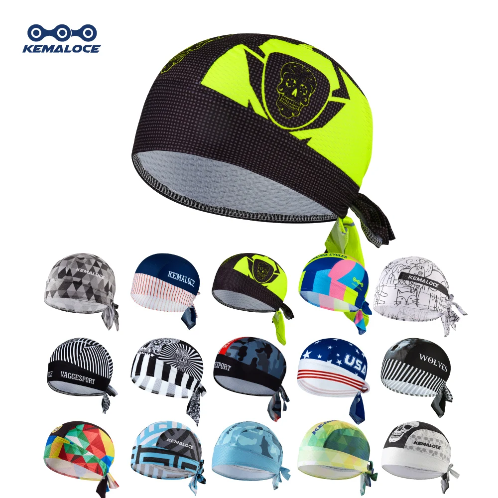 KAMALOCE 2022 Hot Selling Sublimation Skull Bike Cap Pro Team
