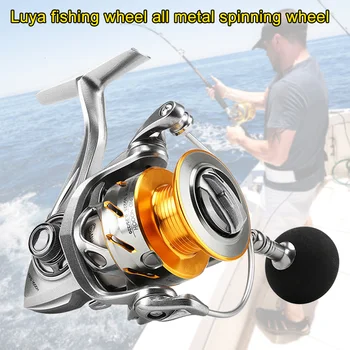

Gapless Replacement Salt Water Spinning Corrosion Resistance Anti Reverse Smooth Full Metal Fast Powerful Drag Fishing Reel