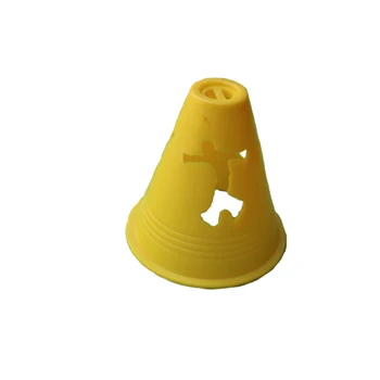 

20pcs/pack Skate Pile Cup Stadium Marking Football Training Equipment Inline Sport Practice Obstacle Agility Free Slalom Cone