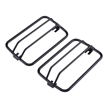 

2pcs Front Bumper Side Marker Wheel Eyebrow Turn Signal Light Cover Guard Fit for Jeep Wrangler TJ 1997-2006