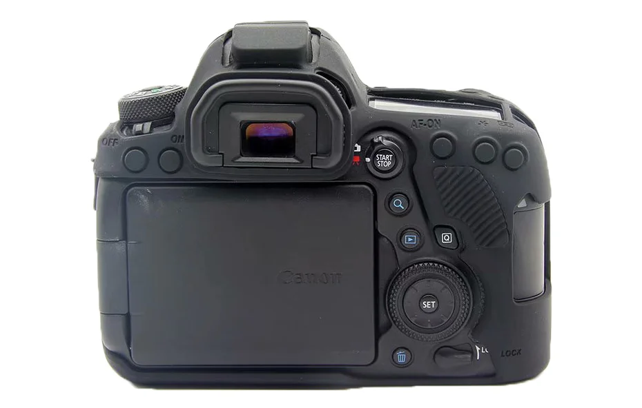 TENENELE сумки для камеры для Canon EOS 6D2 мягкий силиконовый резиновый защитный чехол для корпуса для Canon 6D Mark II 2 открывающийся аккумулятор