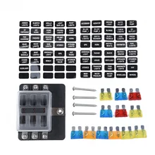 ^#Cheap 6-Way Blade Fuse Box Block Holder LED Indicator for 12V 24V Car Marine 1 input and 6 output fuse box with LED indicator ^#Cheap 6-Way Blade Fuse Box Block Holder LED Indicator for 12V 24V Car Marine 1 input and 6 output fuse box with LED indicator