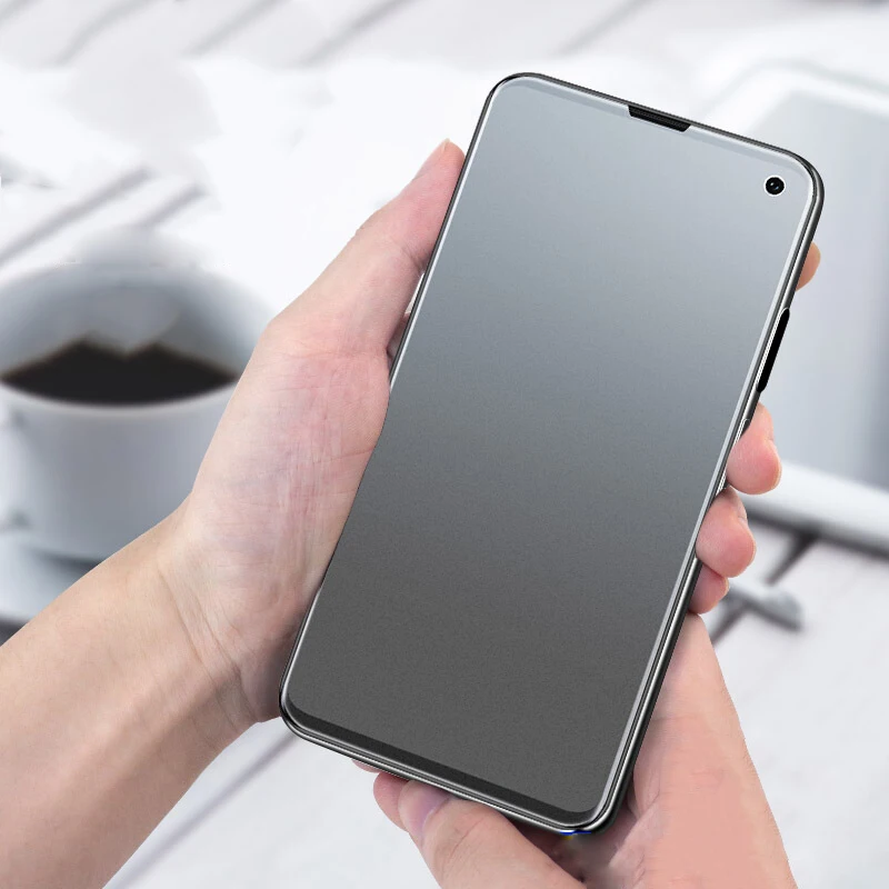 

UVR For Samsung Galaxy S10E Matte Frosted Tempered Glass Screen Protector S10E S10 E Anti No Fingerprints Protective Glass