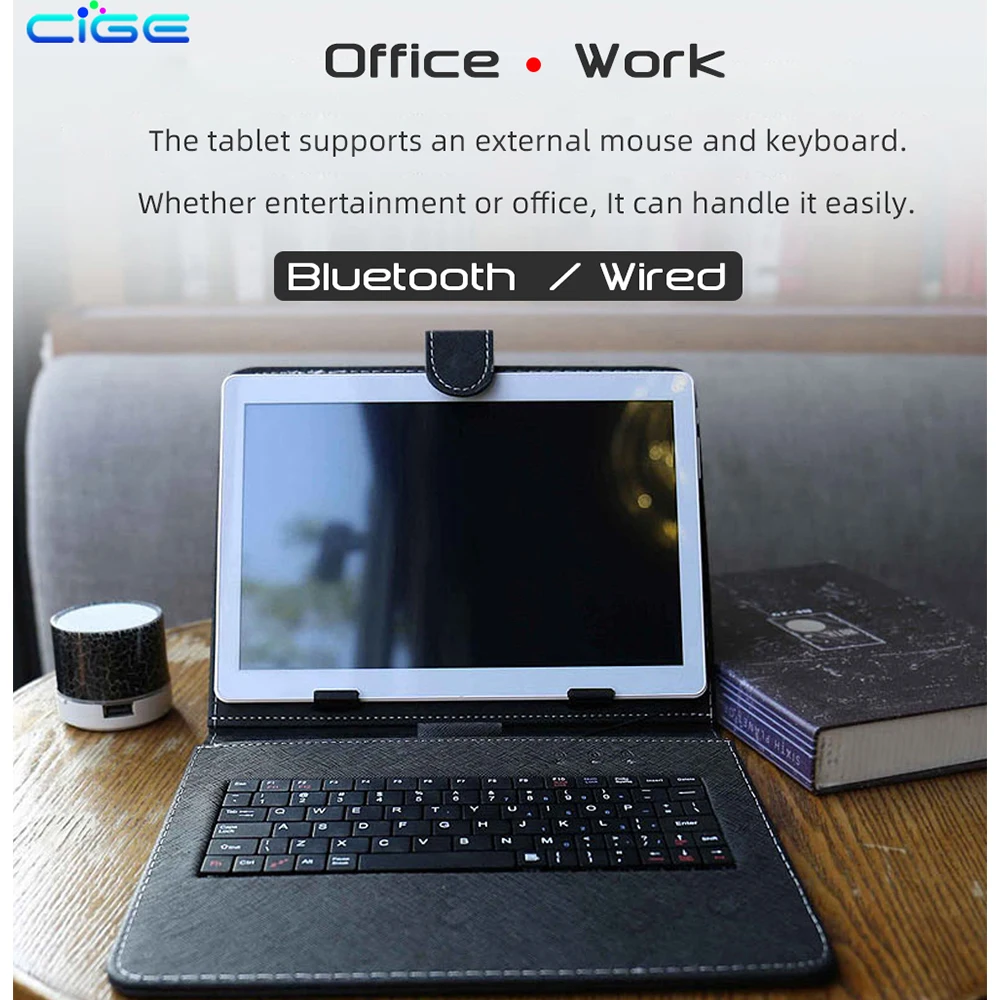CIGE Mx960 10.1 Inch Tablet PC Android 9.0 6GB RAM+128GB ROM Octa Core IPS WiFi GPS Tablets Mobile
