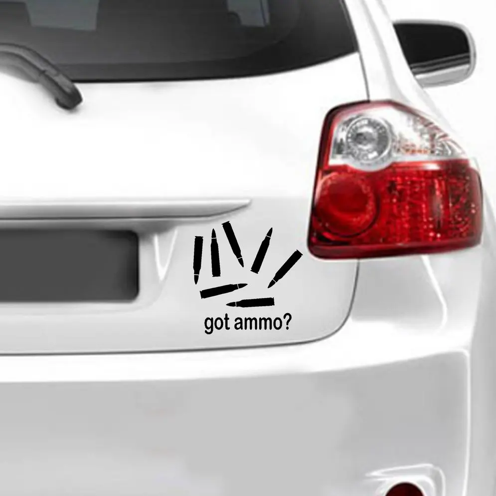Got Ammo Bullet Auto Car Unique Styling Accessories Decal Cartoon Car Reflective Sticker Body Decals