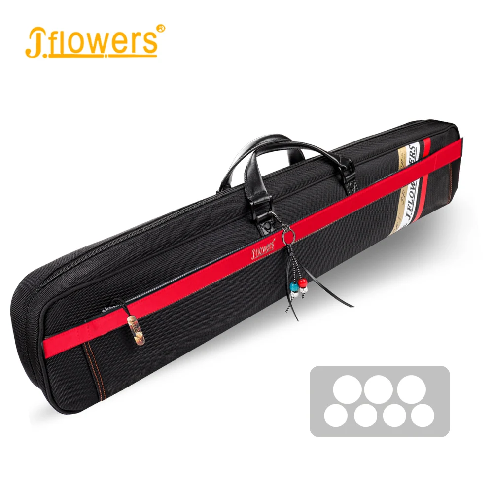 

Модель JF J-Flower для бильярда, стразы 3, 4 булавки, 7 отверстий, кий, водонепроницаемая ткань, износостойкая, карман большой вместимости на молнии JF