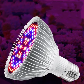 

LED Full Spectrum Plants Grow Light 30W/50W/80W E27 Growing Lamp Plant Lamp AC85-265V for Greenhouse Hydroponic Flower Fruits