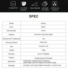 Военный компас Магнитный Водонепроницаемый ручной профессиональный Компас для кемпинга парусной навигации пешего туризма M7DC