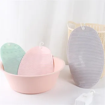 

Silicone scrubboards household folding washboard with suction cup non-slip soft washboard household products