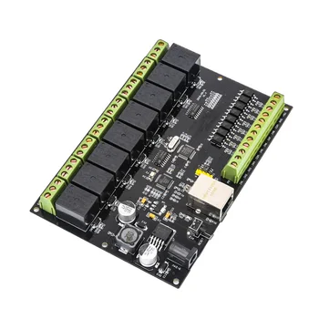 

Universal Network Relay Module Portable Office Home Volume Transfer Controller Switch 8 Way Professional IP Ethernet Access