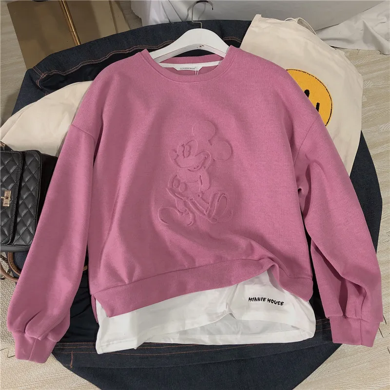Женские толстовки, толстовка, ropa mujer sudadera mujer, черный, розовый, негабаритный, kawaii, корейский, Розовый, harajuku, одежда, пот, a capuche femme