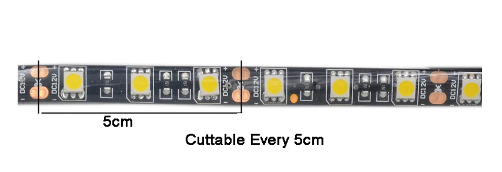 SPLEVISI DC12V 5 м 60 светодиодный/м черная печатная плата 5050 Светодиодная лента светильник теплый белый CoolWhite RGB для дома автомобиля отеля KTV бар