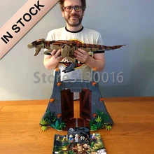 11338, Парк Юрского периода, фильм Рекс, волнение, 3508 шт., модель, строительные блоки, кирпичи, игрушки, совместимые с 75936 82200