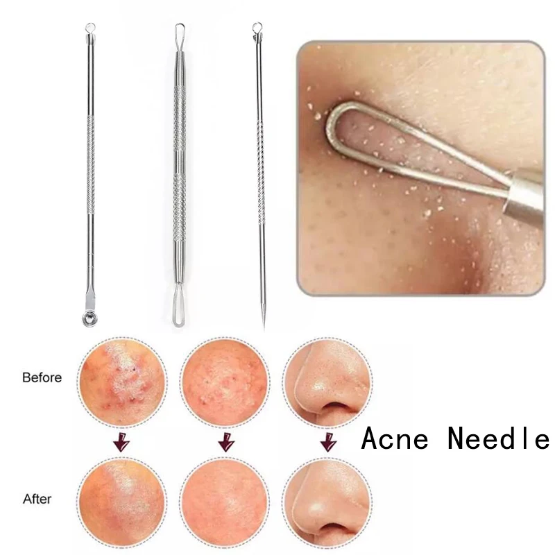 

Stainless Steel Blackhead Removal Needle Melanin Pore Cleansing Tool To Remove Deep Skin Dirt And Shrink Pores Without Infection