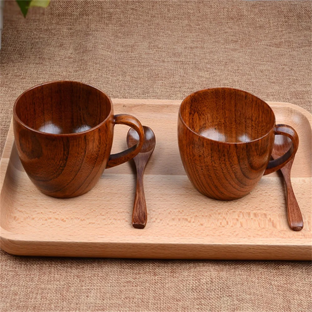 1 шт., примитивная деревянная чашка ручной работы из натурального дерева, чашка для кофе, чая, пива, вина, сока, чашка для молока воды