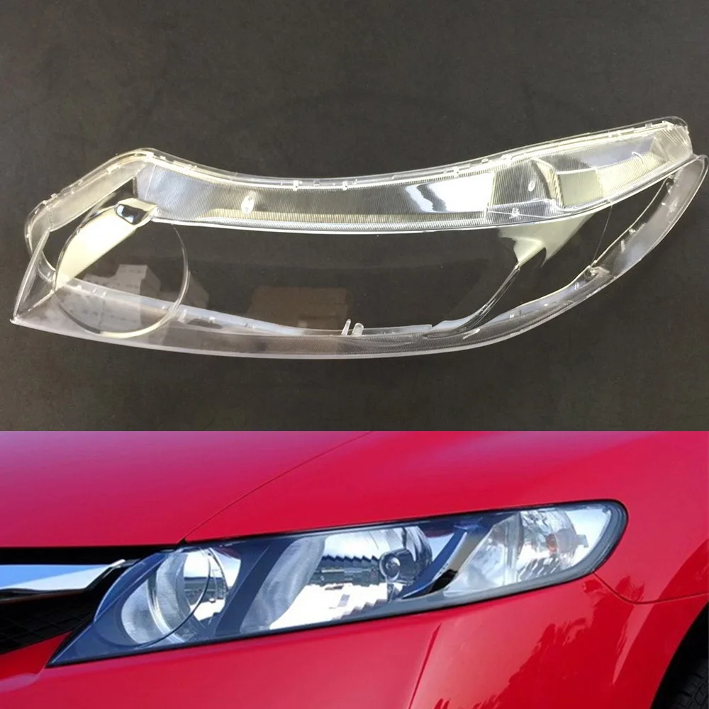 Lente de faro delantero de coche, accesorio de repuesto para Honda Civic 2006, 2007, 2008, 2009 Lente de faro delantero de coche, accesorio de repuesto para Honda Civic 2006, 2007, 2008, 2009