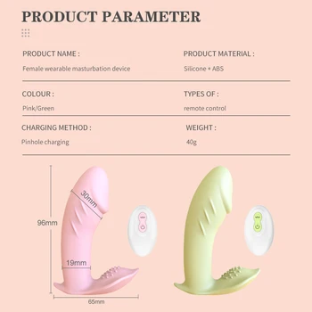 Wearable Panty G Spot Clit Vibrator Remote Control Invisible  ​Vibrating Panties Dildo Clitoral Stimulator Sex Toy for Women 5