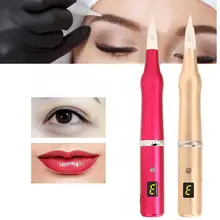 Ротационная Машина для татуировки, Полуперманентная машина для макияжа бровей, губ, тату-ручка, вилка США, 100-240 В, Перманентная машина для макияжа