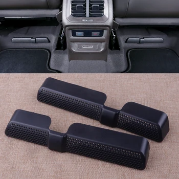 

DWCX 2pcs Black Rear Seat Air Condition Vent Outlet Dust Protector Cover Trim Fit For VW Tiguan 2017 2018 2019