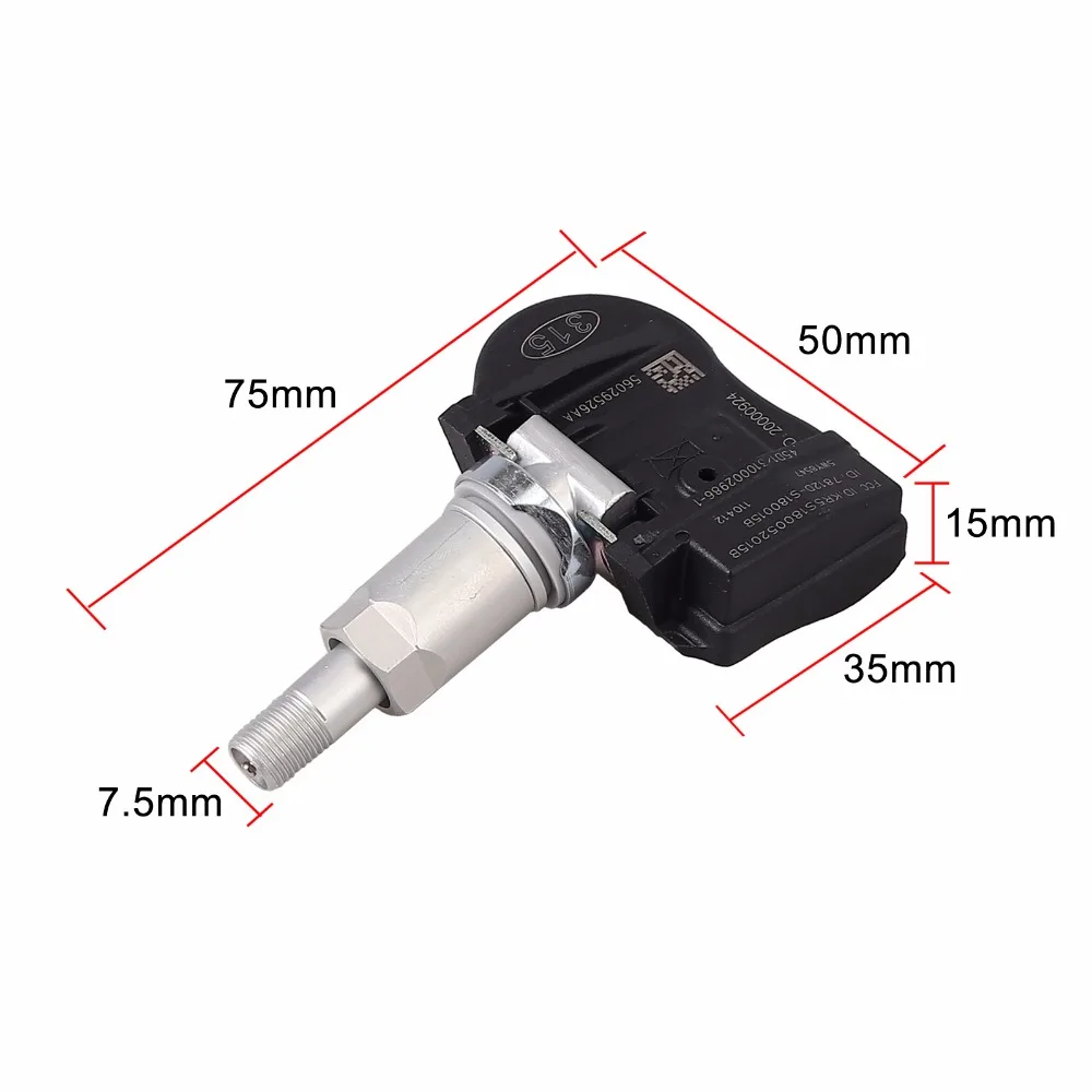 Автовыход для TPMS 315 MHz датчик давления в шинах 56029526AA для Chrysler система контроля давления в шинах