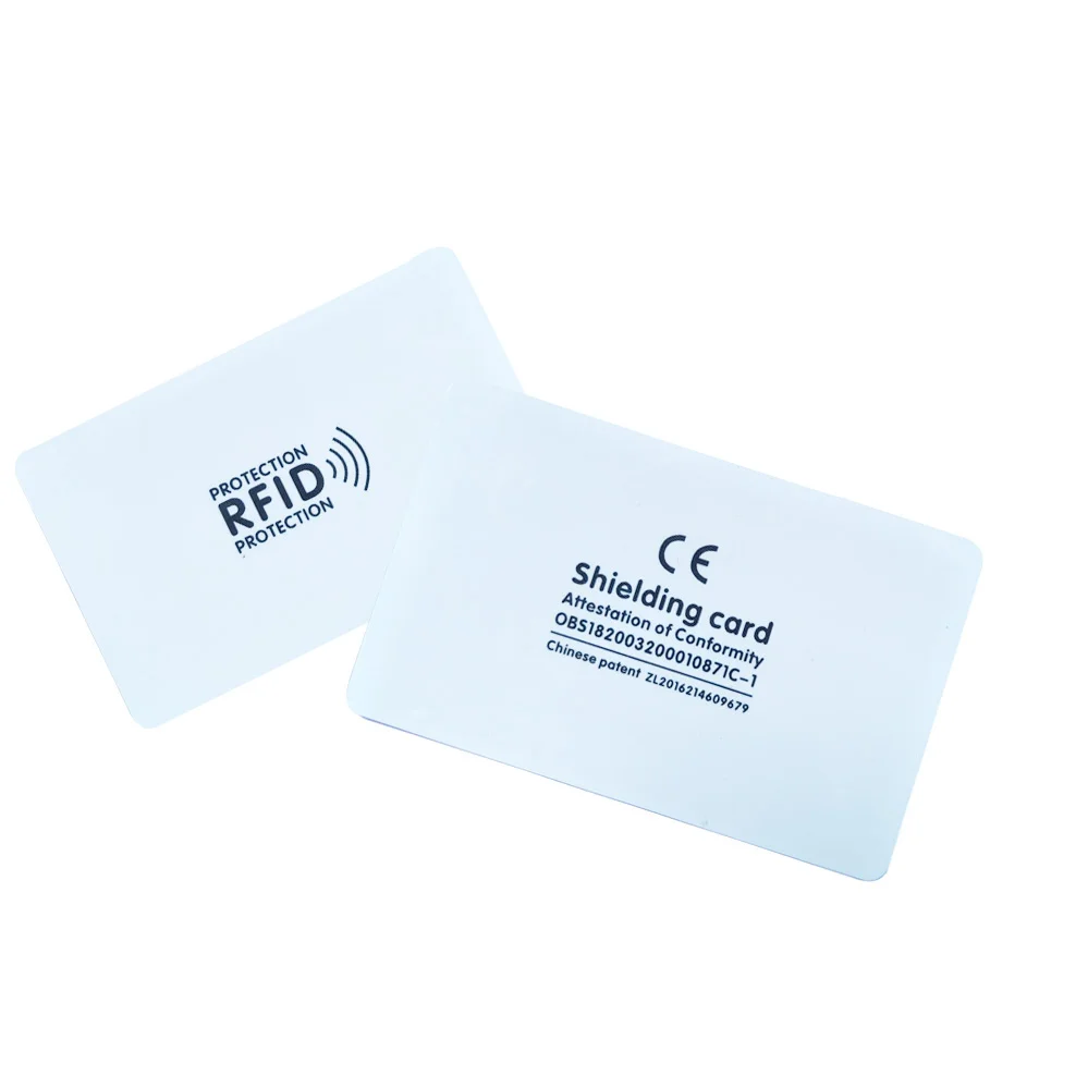 

(2pcs/lot)RFID Anti-Theft shielding information anti-theft shielding card Gift Module anti-theft blocking card