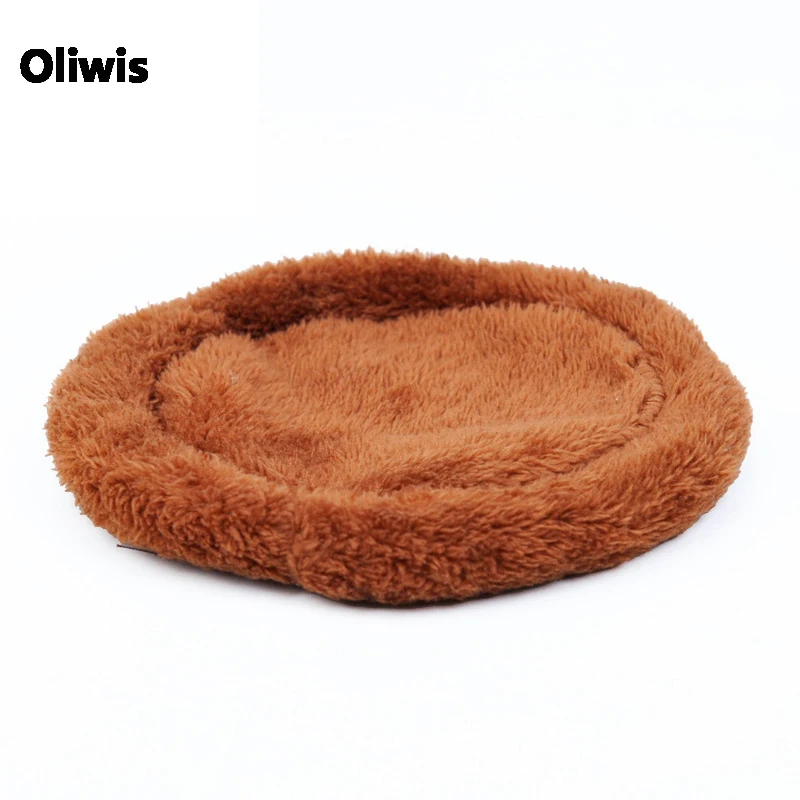 Nido de hamsters de terciopelo cálido para mascotas, protección de algodón ártico, hámster, erizo, Chinchilla, conejo, cama para mascotas, 5 colores S/L, suministros para mascotas